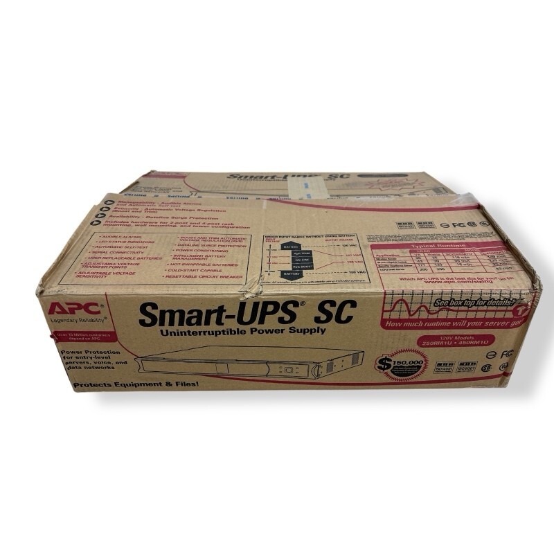 APC SC450RM1U Smart-UPS SC 450VA 280W 120V Power Supply (New)