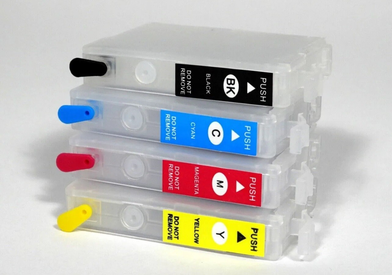212XL Alternative No Chip Refillable Cartridge for WF-2850 XP-4100 XP-4105 New