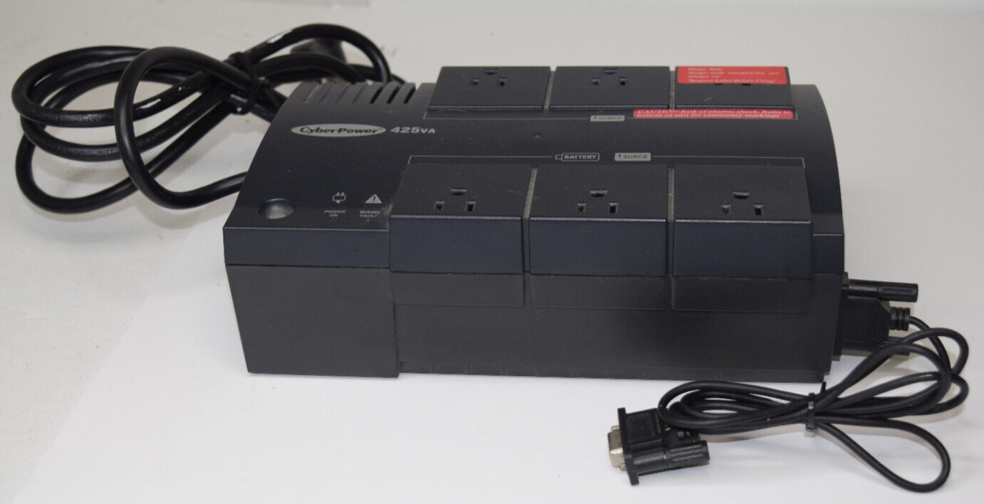 CyberPower CPS425SL 425VA 230W 120V UPS System  READ