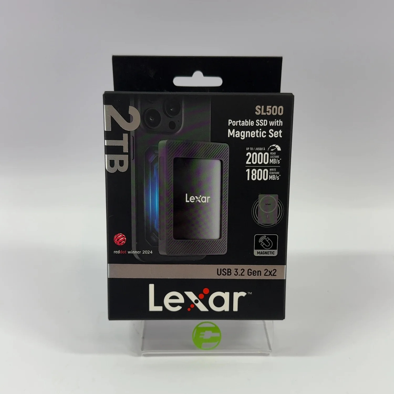 New Lexar Portable SL500 2TB USB-C to USB-C SSD LSL500M002T-RNBWU