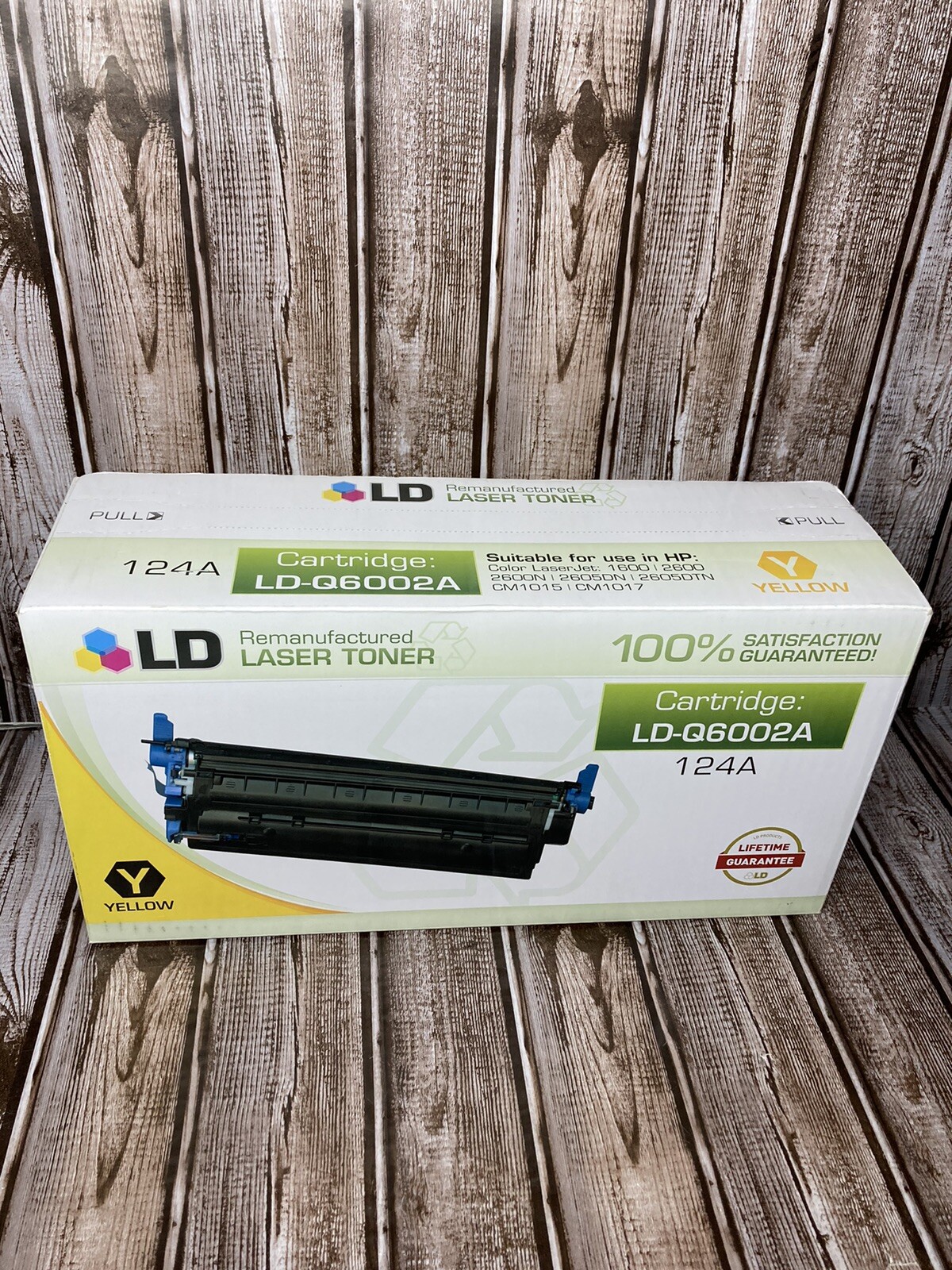 LD Q6002A 124A Yellow Laser Toner Cartridge for HP 1600 2605dn 2605dtn CM1017mfp