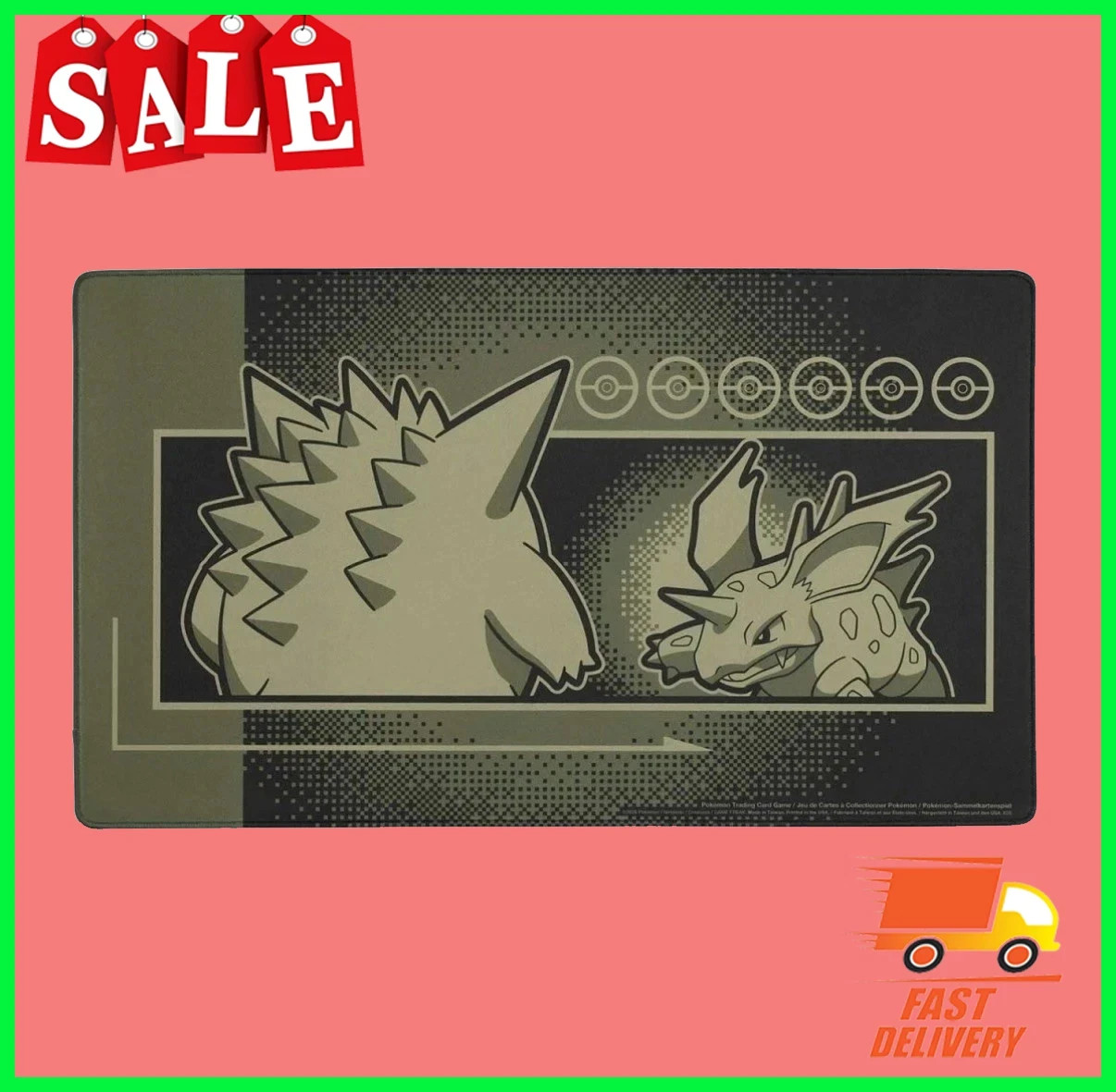 Pokemon Opening Scene Gengar Playmat Gaming Mouse Pad Desk Accessories
