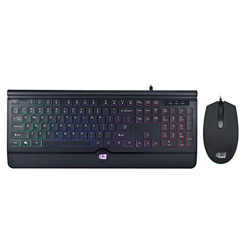 Adesso EasyTouch 137CB Illuminated Gaming Keyboard & Mouse Combo (AKB137CB)