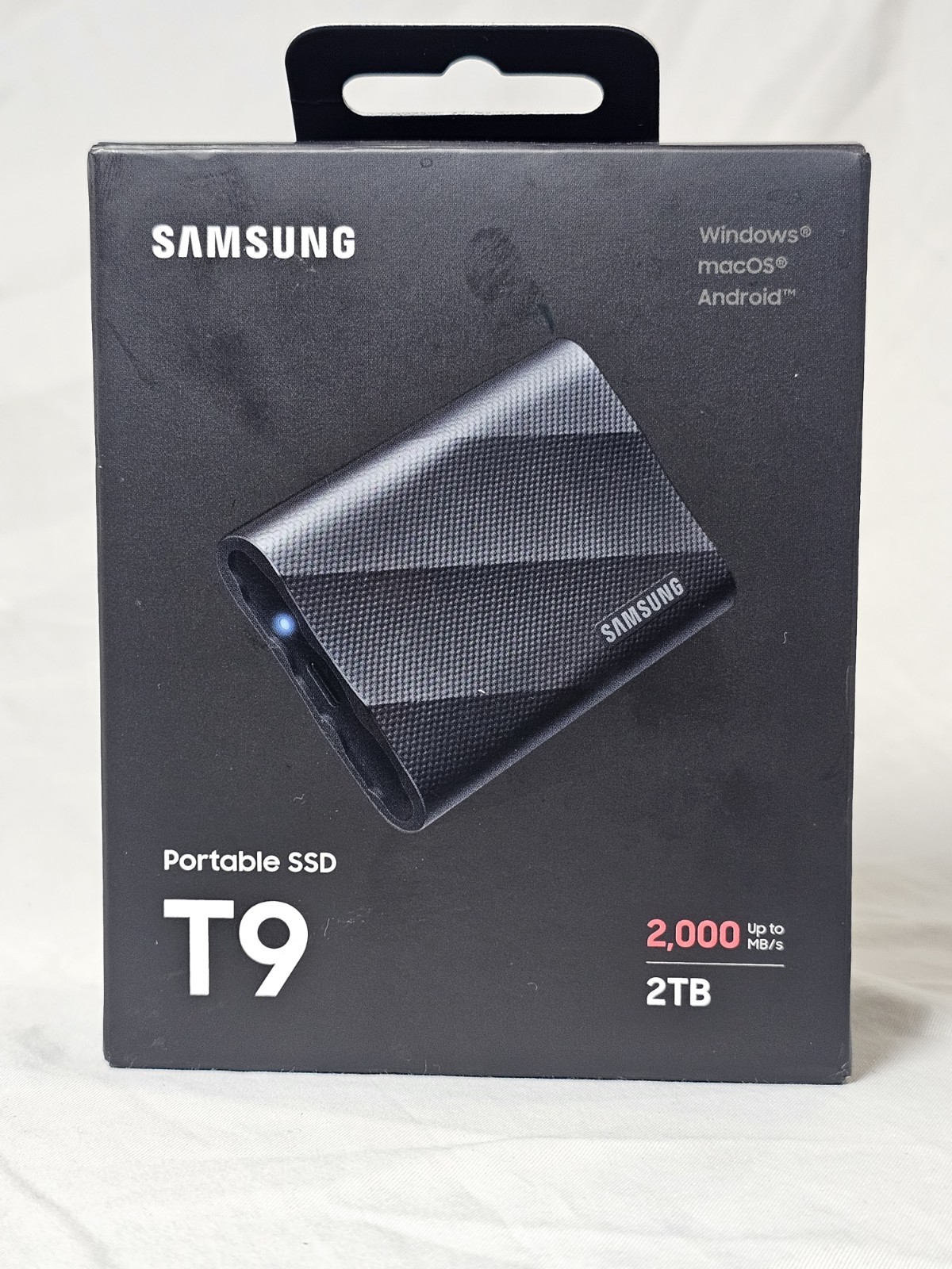 NEW SEALED Samsung T9 Portable 2TB 2000MB/s SSD Black Hard-drive (MU-PG2T0B/AM)