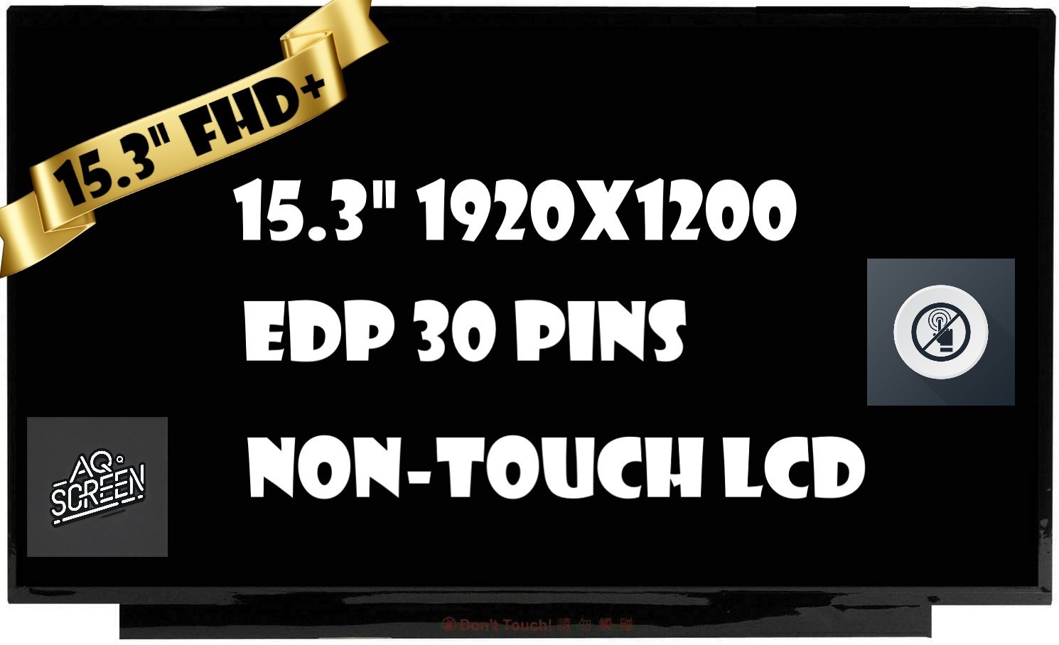 15.3" NV153WUM-N41 V8.0 B153UAN03.0 1920x1200 LCD Non-Touch Screen Display Panel