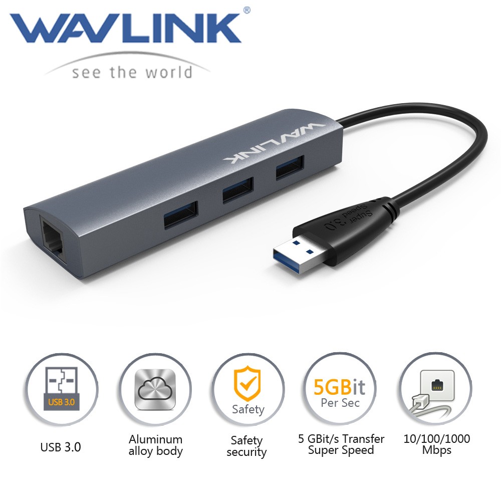 WAVLINK USB C to HDMI Docking Station USB3.1-A 10Gbps USB3.1-C 4K HDMI 100W PD