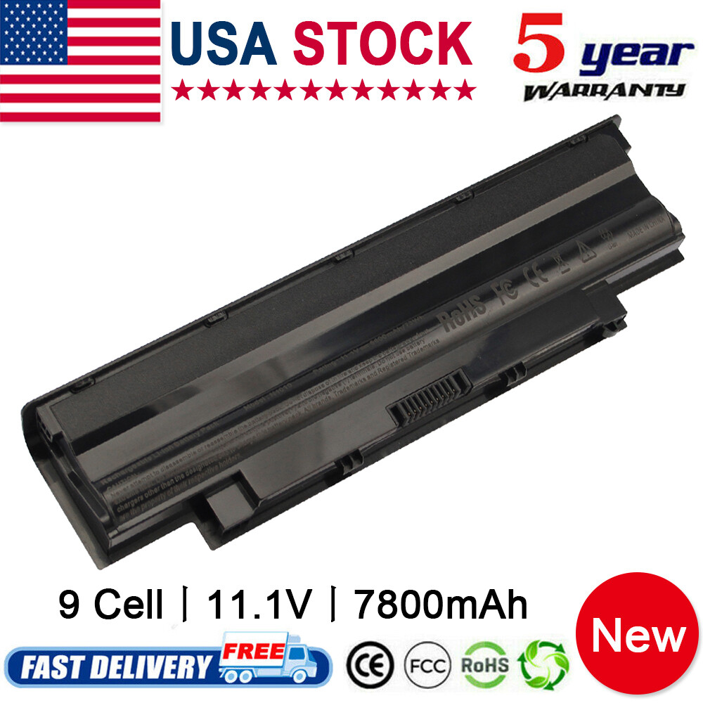 7800mAh Battery for Dell Vostro 2520 3450 3550 3750 Fit: J1KND 8NH55 4YRJH 9T48V