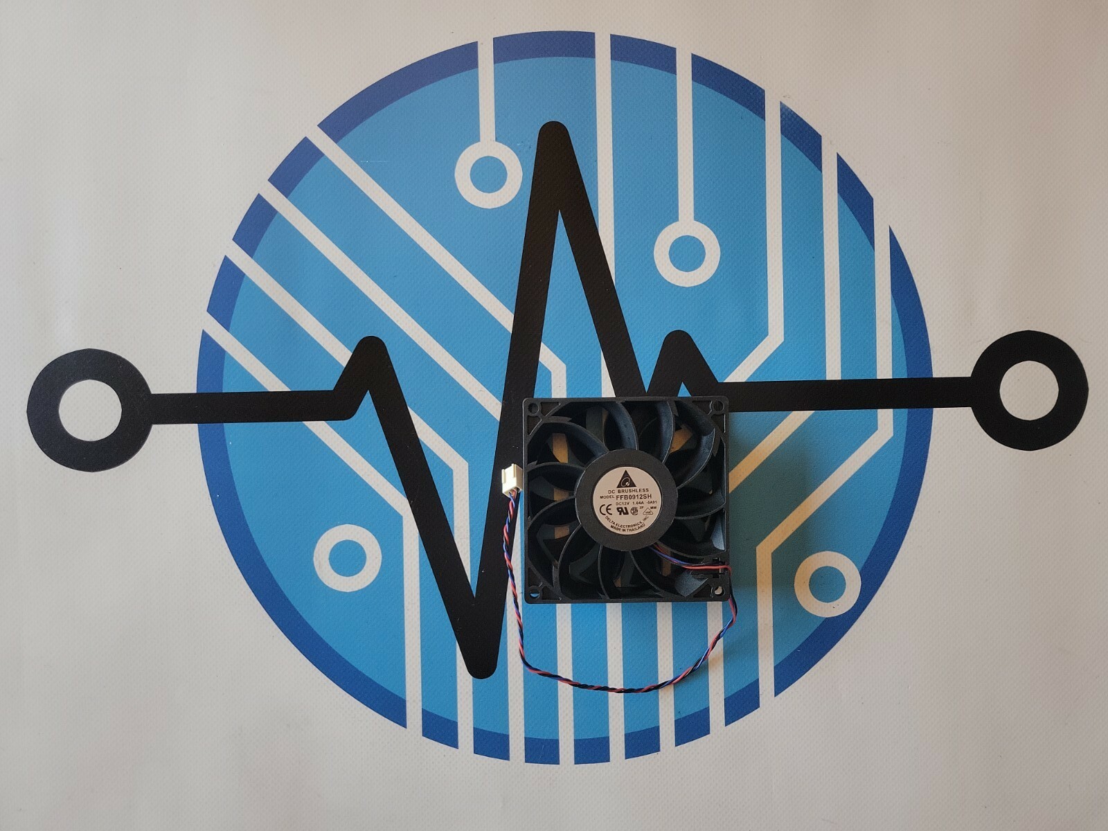 Delta Electronics 92x92x25mm High Airflow Cooling Fan FFB0912SH DC12V 1.04A