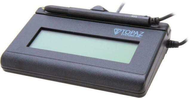 Topaz Systems SignatureGem LCD 1x5 Backlit Signature Pad - T-LBK462-HSB-R
