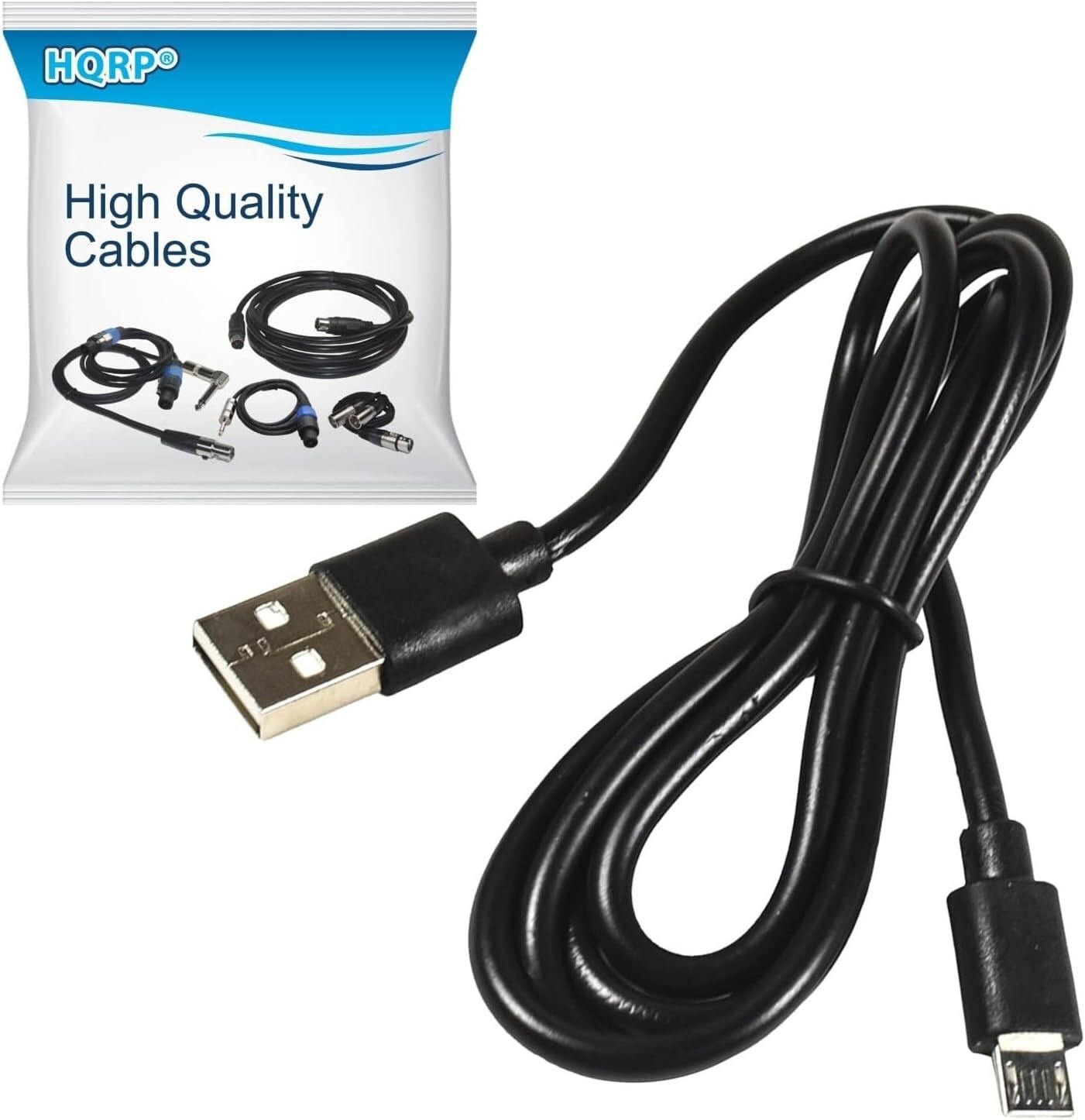 HQRP Cable USB a micro USB para Hisense Sero 7 LT E270BSA /  Pro M470BSA Tablet