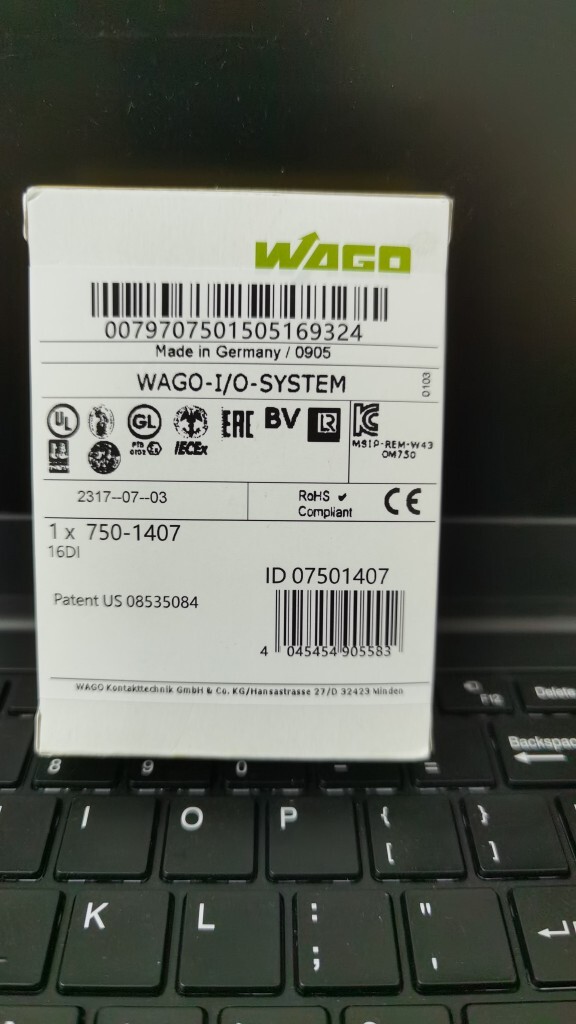 ZZ1 PCS new WAGO PLC module 750-1407  FedEx or DHL