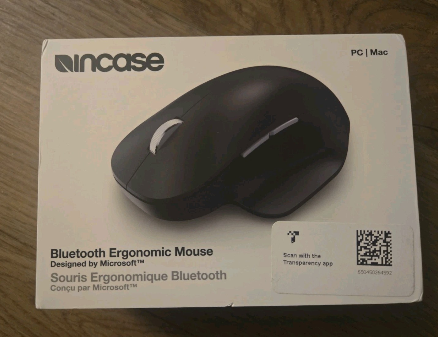 Incase Bluetooth Ergonomic Mouse Designed by Microsoft Wireless Black