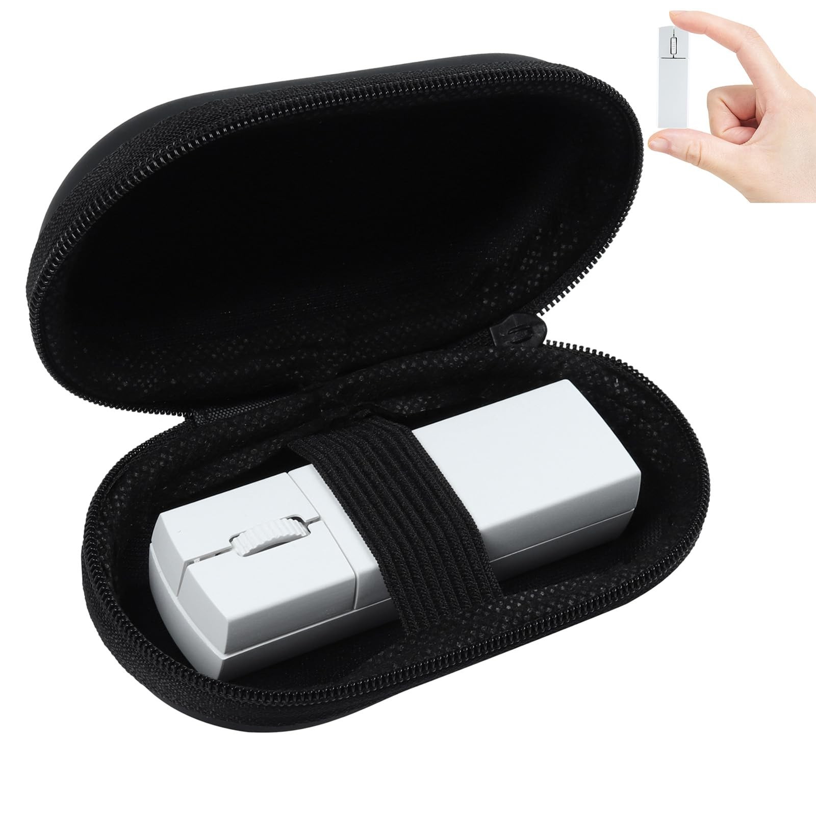elec Space Wireless Mini Finger Mouse - Silent Dual-Mode Bluetooth and 2.4GHz...