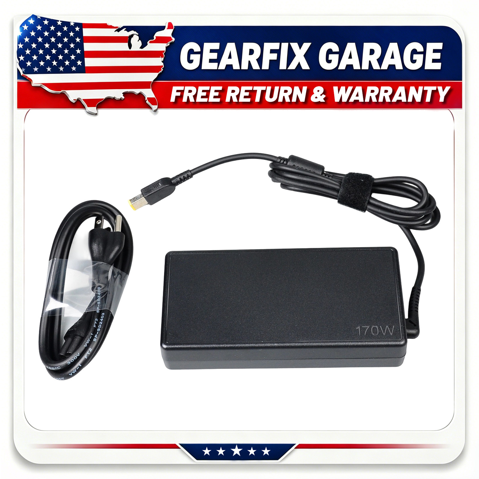 170W Laptop Charger for Lenovo Legion 14 15 17 Y7000 R720 P50 P51 P52 AC Adapter