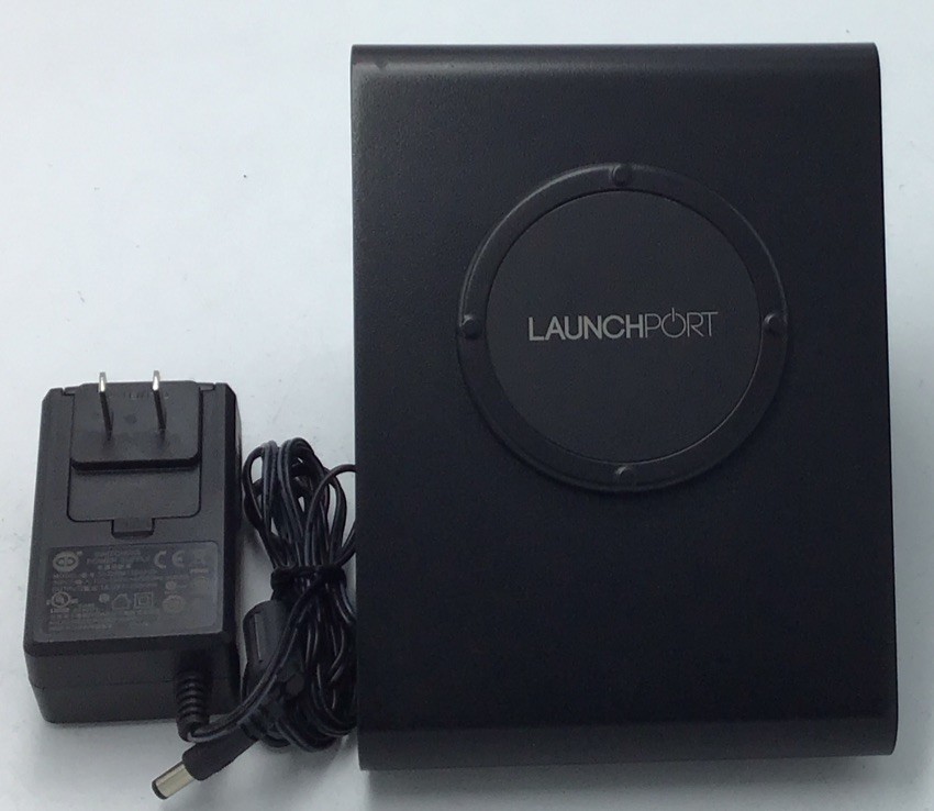 iPort 70158 LaunchPort BaseStation iPad Stand Charger w/Power Supply  Black u104