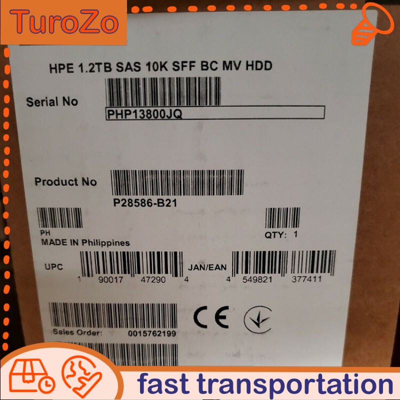 P28586-B21 P30563-001 HPE 1.2TB 2.5" SAS 10K 12G Gen10 Plus V2 HDD Hard Drive