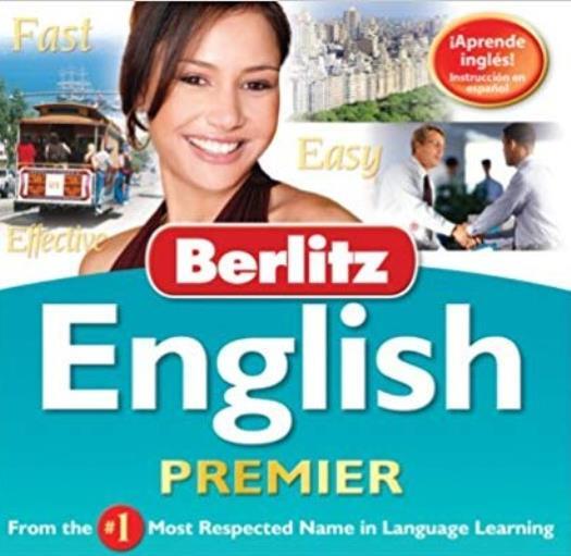 Berlitz English Premier 2006 PC CD learn english language for spanish speakers