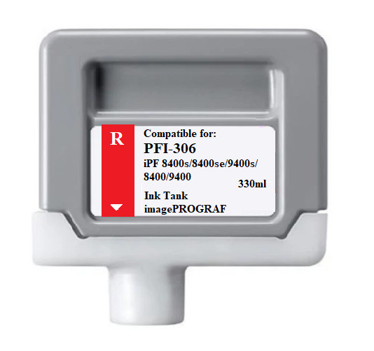 PFI-306 Red Ink Cartridge for Canon IPF 8400s 8400se 9400s 8400 9400 PFI306R