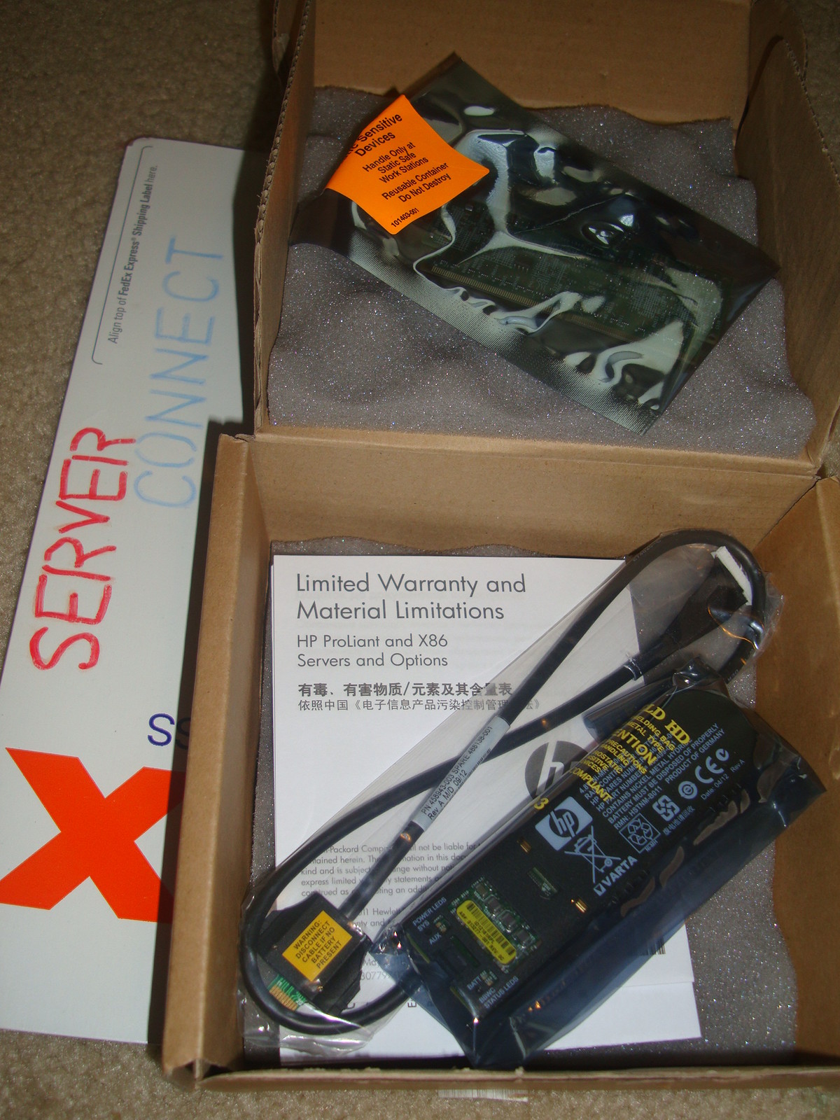 Hp P212 P410 P411 Series RAID 512mb / BBWC cache  462967-b21 -- NEW IN BAG --