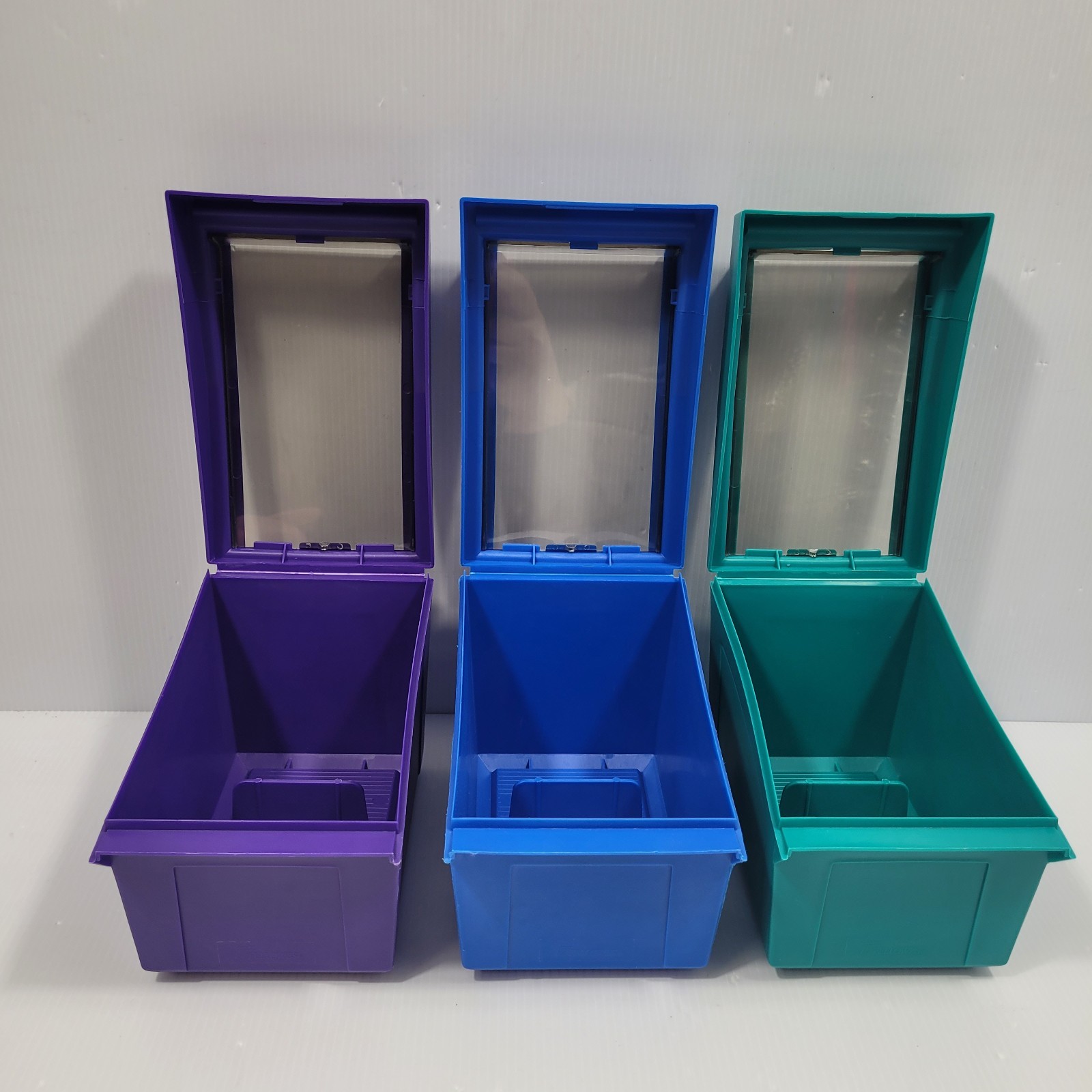 Vintage Retro 90s Fellowes 3.5" Floppy Disk Holder Cases | Retro Organizers