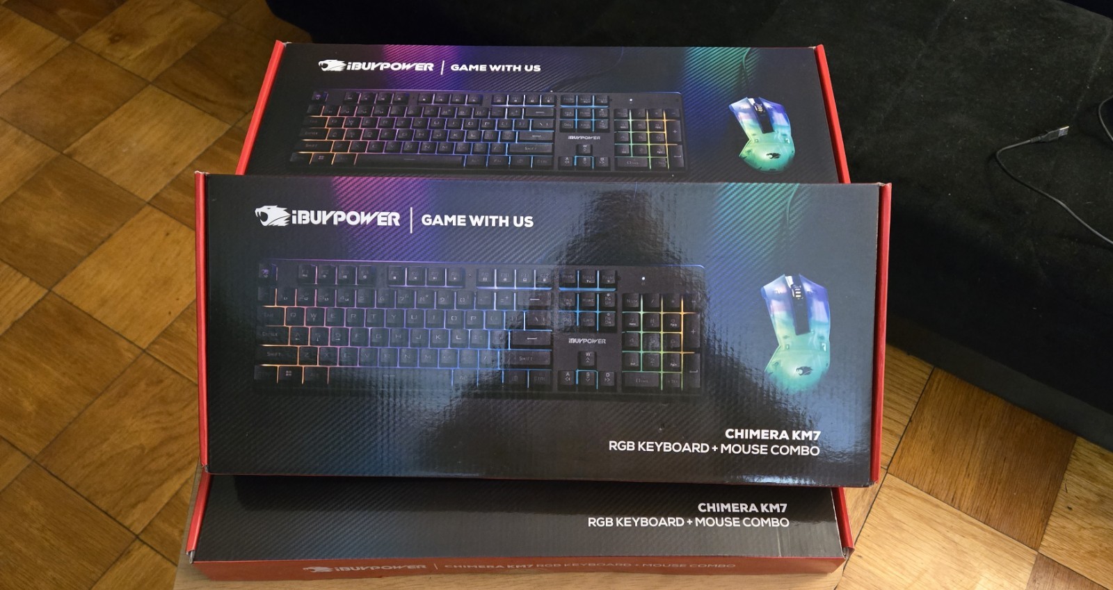 iBUYPOWER Chimera KM7 RGB Gaming Keyboard and Mouse Combo
