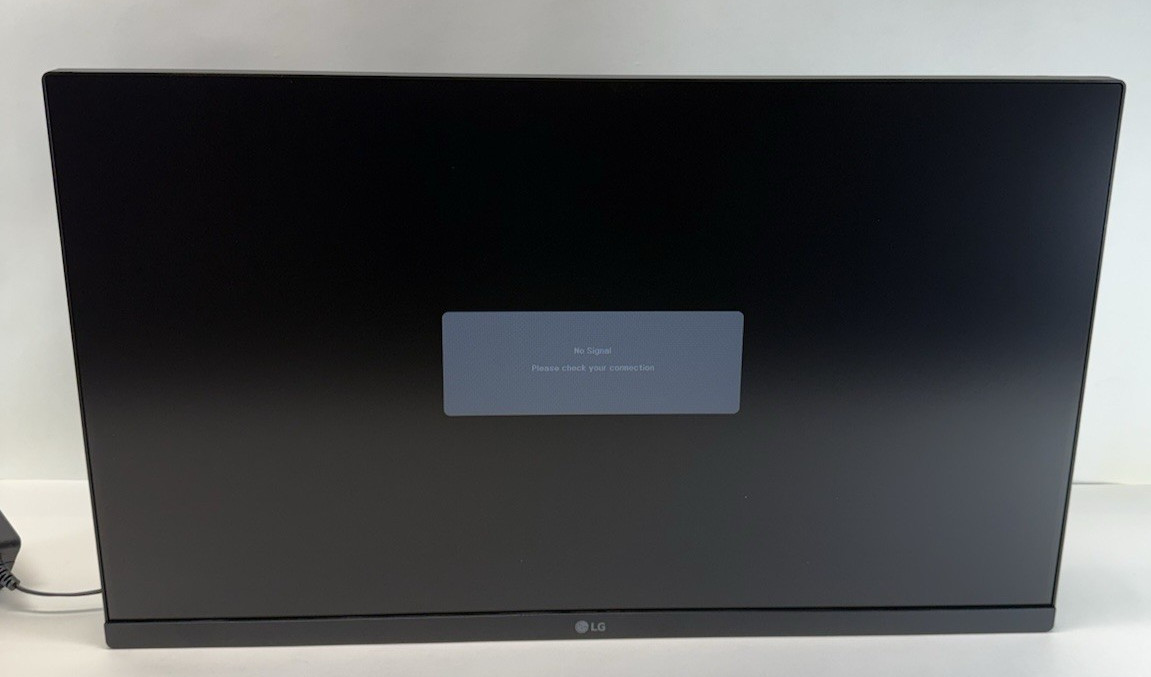 LG 24" FHD 3-Side Borderless IPS 100Hz Monitor with FreeSync