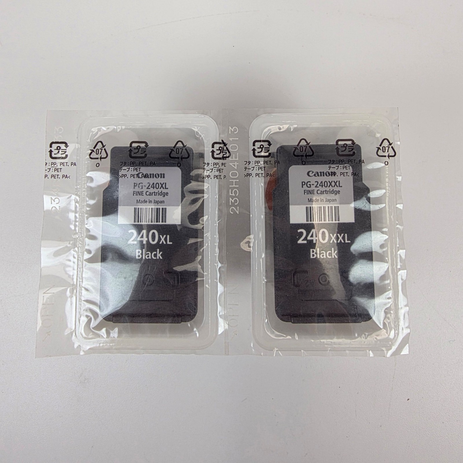 Canon PG-240XL PG-240XXL Black Ink Cartridges Genuine Sealed No Box Lot of 2
