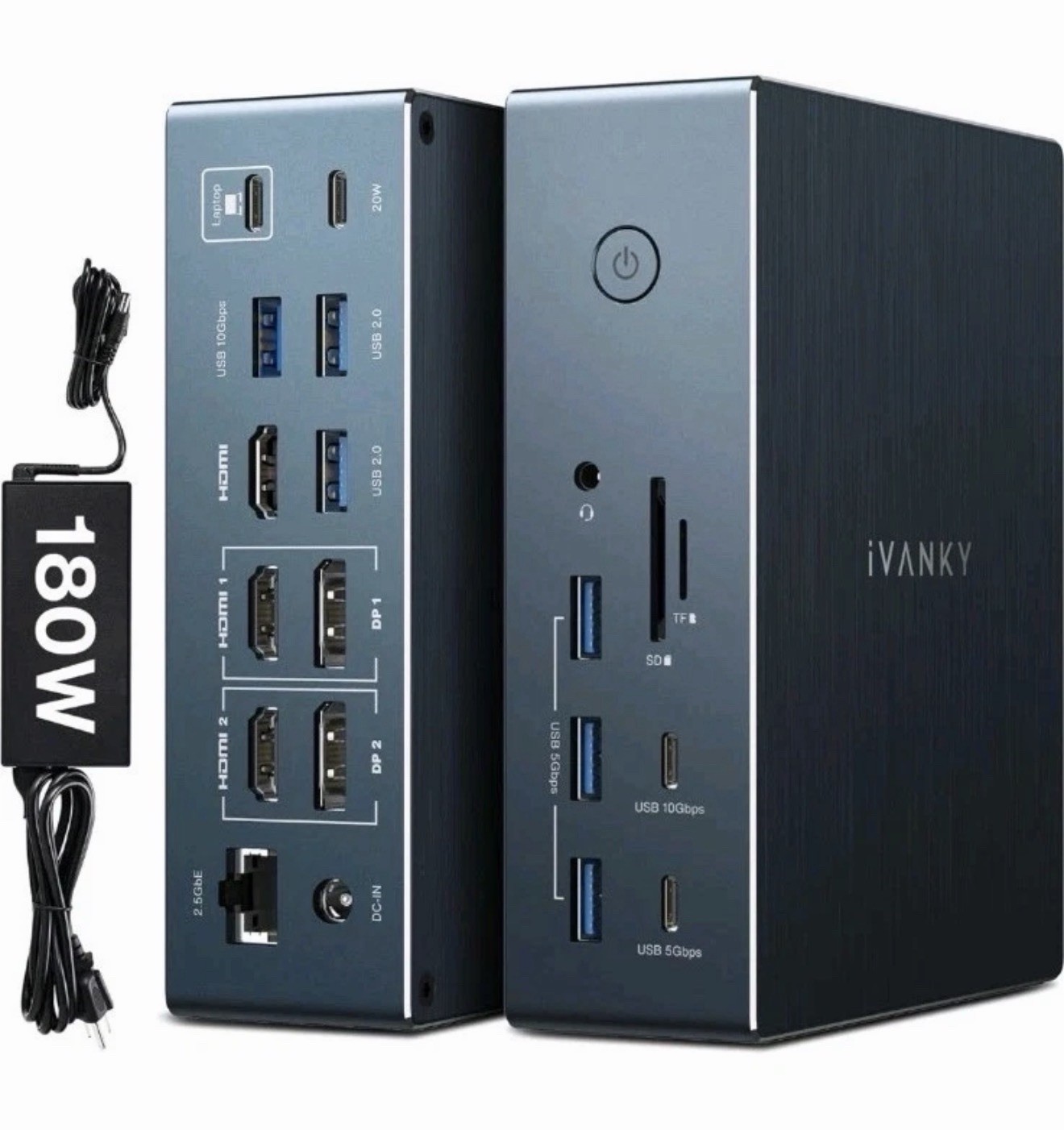 iVanky 20-in-1 FusionDock Pro 2 DisplayLink Docking Station for MacBook Pro/Air