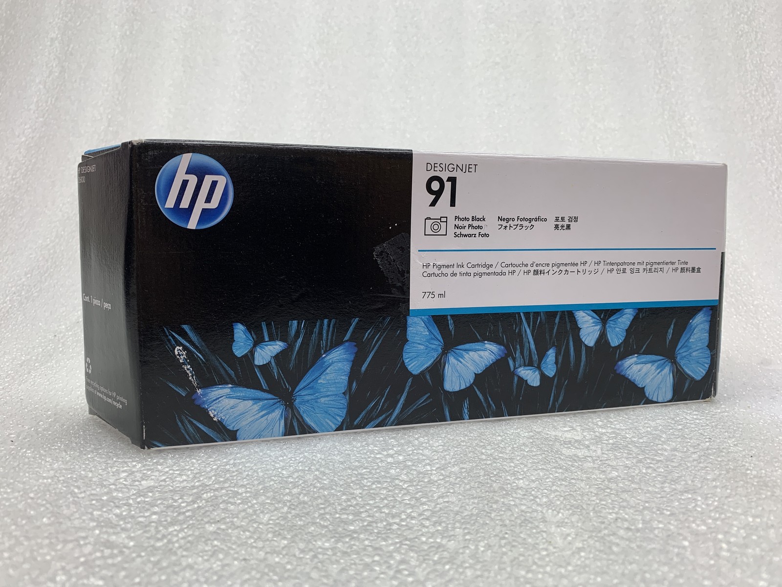 2019 GENUINE HP 91 PHOTO BLACK 775ml INK CARTRIDGE DESIGNJET Z6100 C9465A SEALED