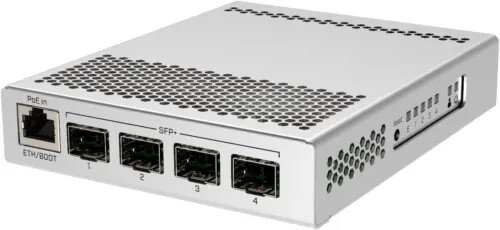 MicroTik CRS305-1G-4S+IN 4 Port 10G + 1 Port 1G Desktop Switch With Power Supply