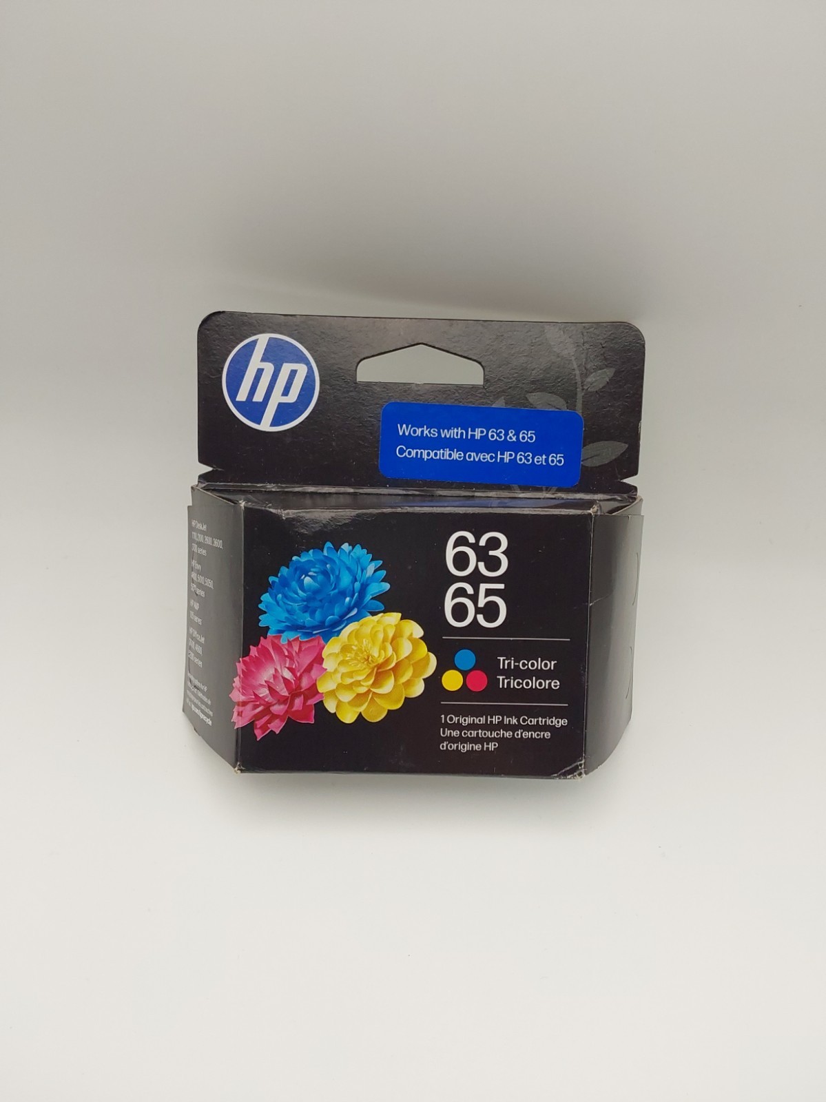 Genuine HP 63/65 Tri-Color Standard Yield Ink Cartridge B7RT2AN New Date 12/27 D