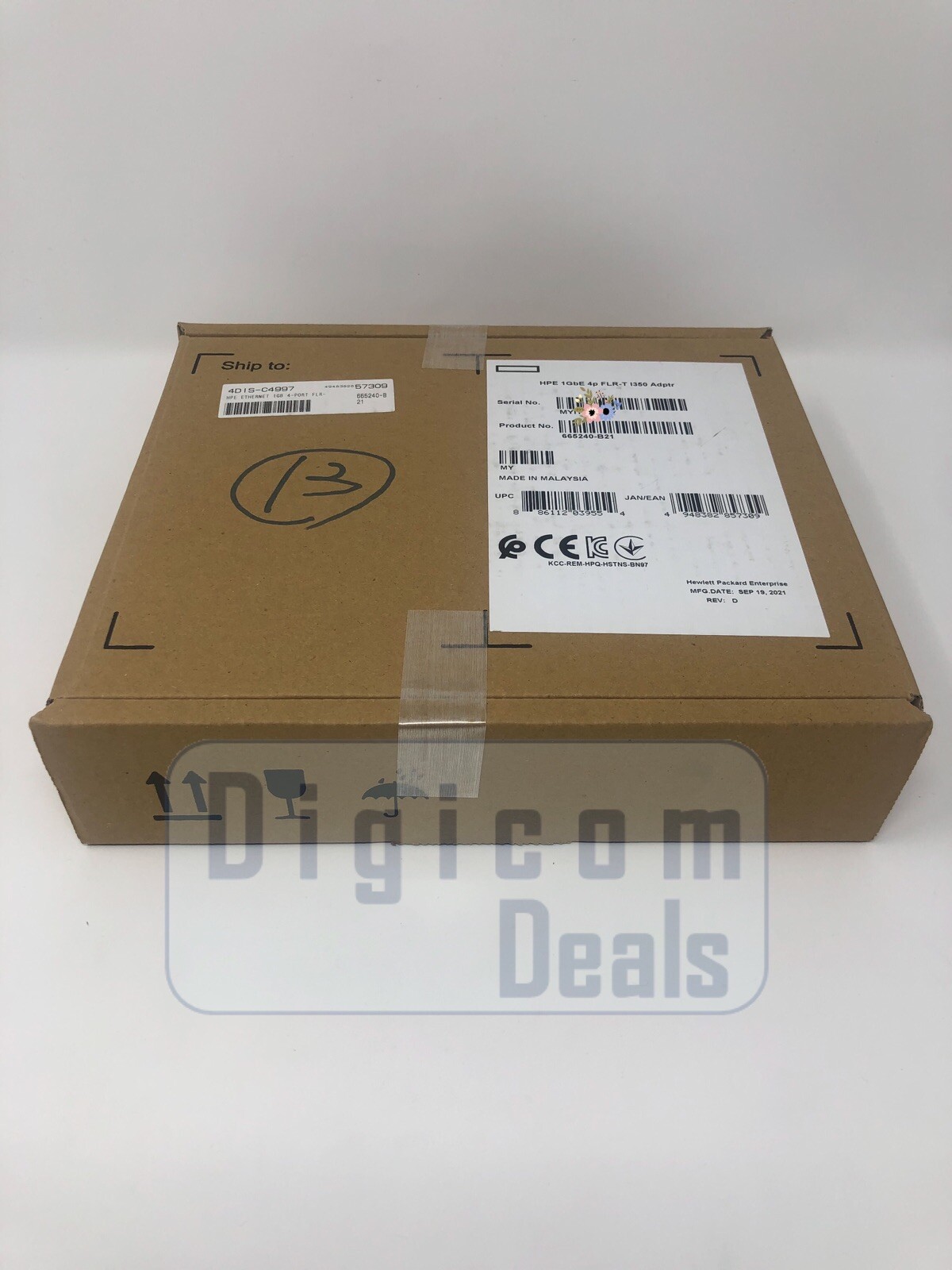 NEW F/S HPE 665240-B21 669280-001 665238-001 Ethernet 1Gb 4-Port 366FLR Adapter