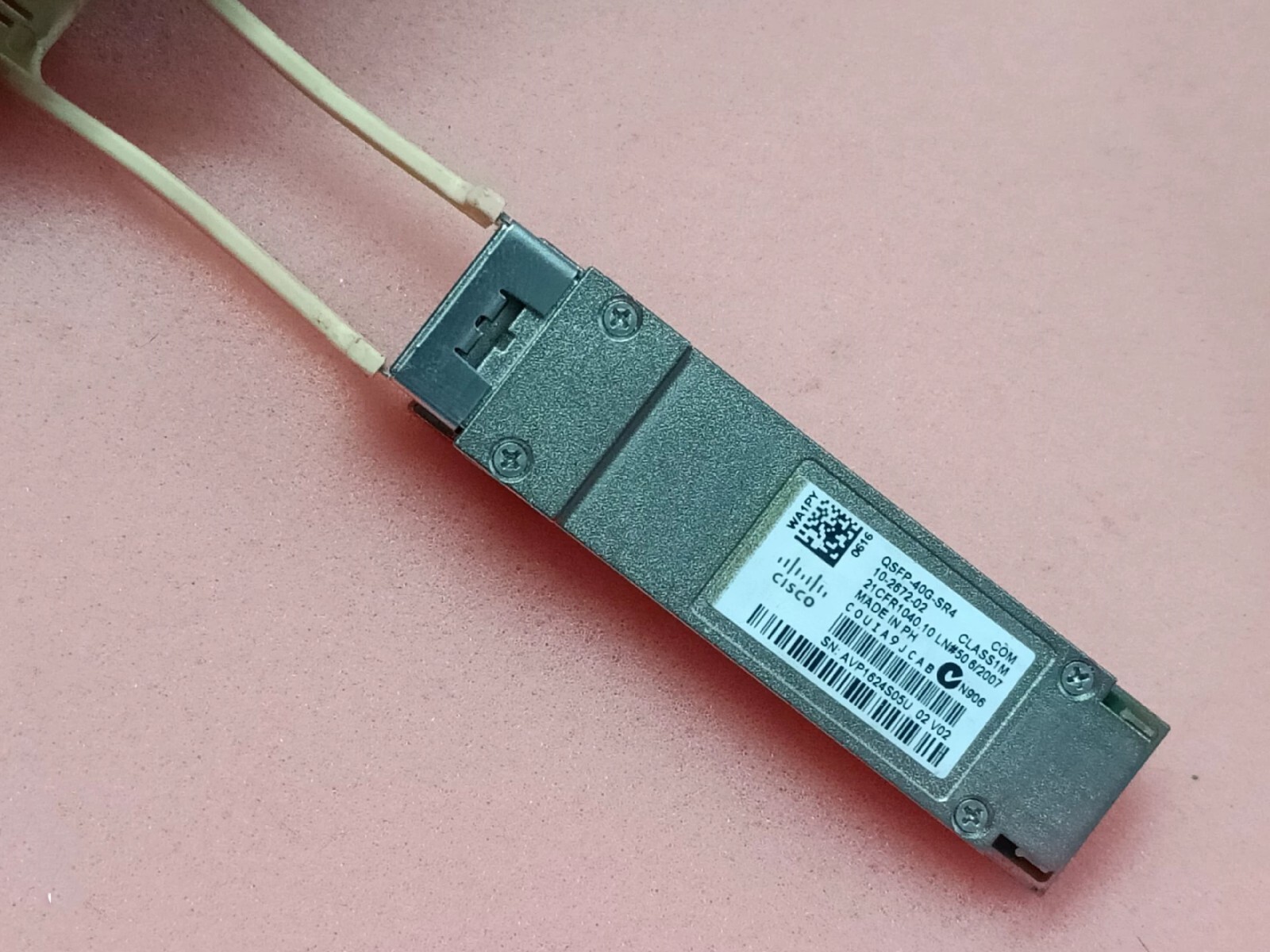 Cisco QSFP-40G-SR4 40GBase-SR4 MMF 850nm MPO/MTP QSFP+ Transceiver Module