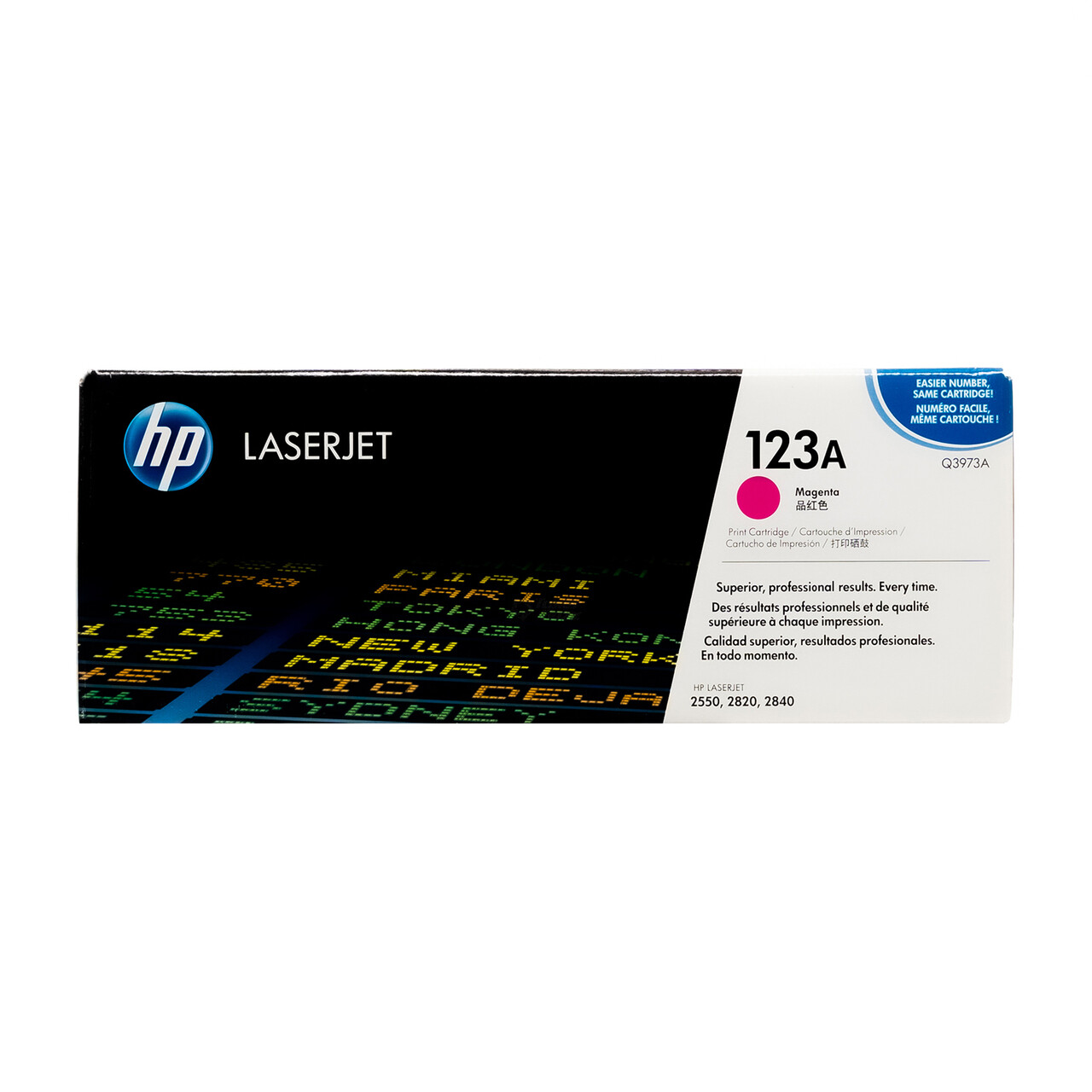 GENUINE HP 123A Q3973A Toner Cartridge – Magenta NEW SEALED BOX
