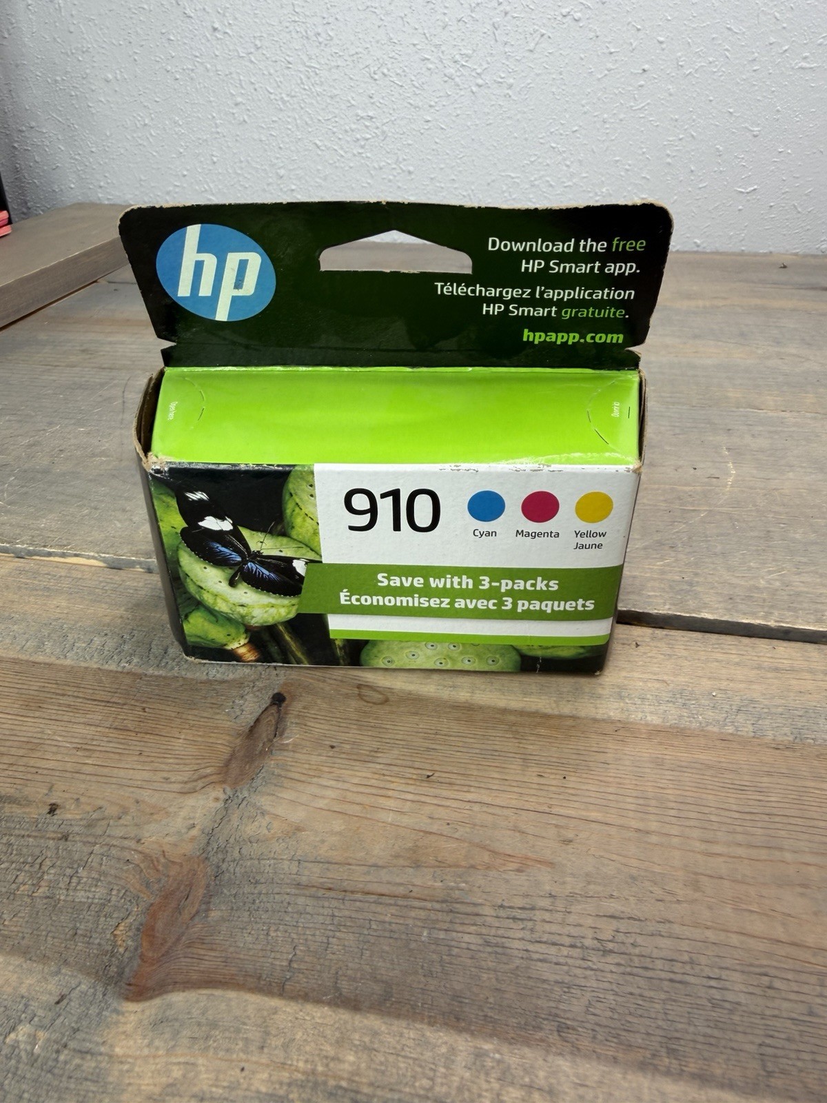 HP 910 genuine OEM 3 Pack color ink cartridge NEW SEALED  2025