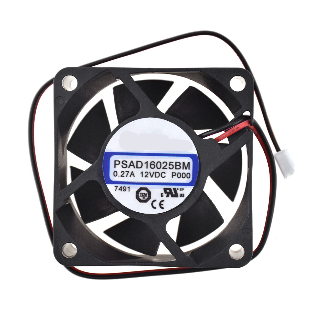 1PCS For Cooling Fan 2pin AAVID 6025 12V 0.27A 60*60*25mm PSAD16025BM