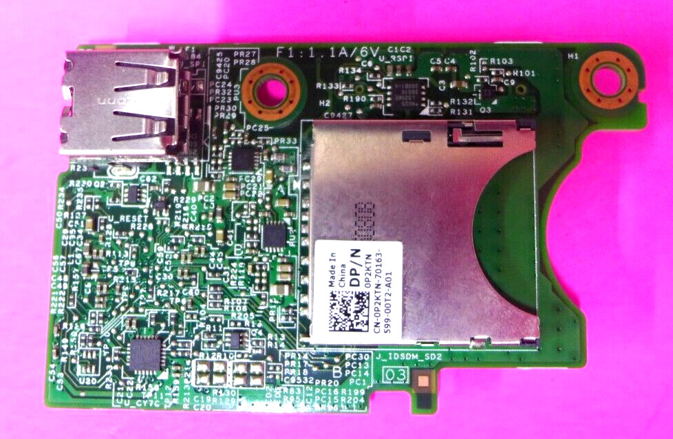NEW Dell PowerEdge FC630 FC830 M630 Two-Sided Card Reader P2KTN