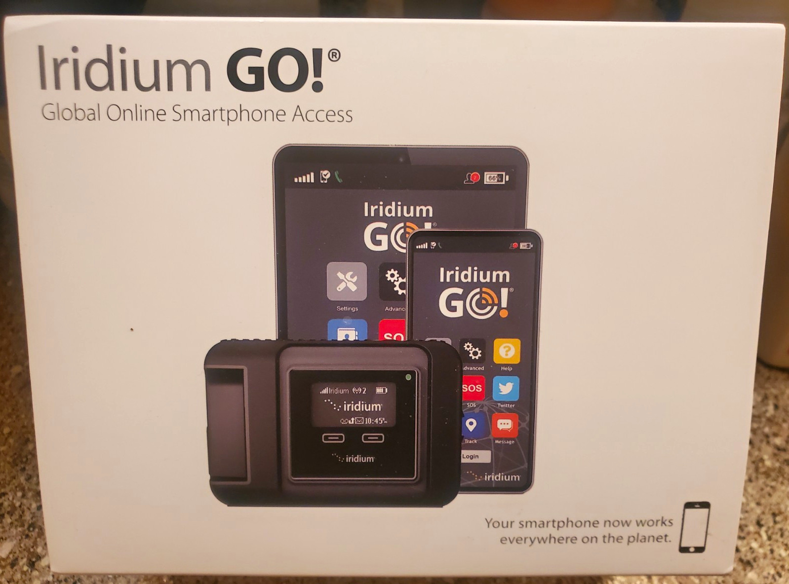 Iridium GO 9560N Wi-Fi Hotspot Modem Unlocked 3G Black GPS Water Resistant