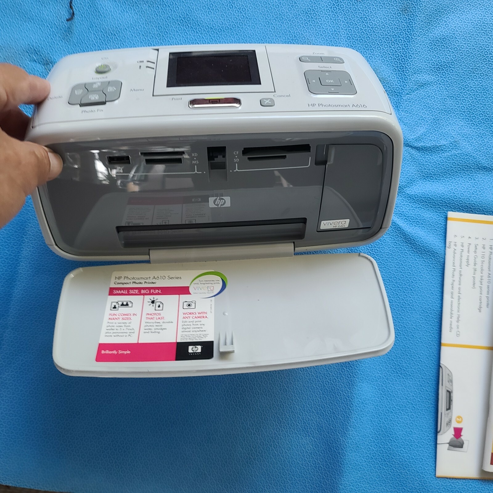 HP PhotoSmart A610 Series Photo Printer 