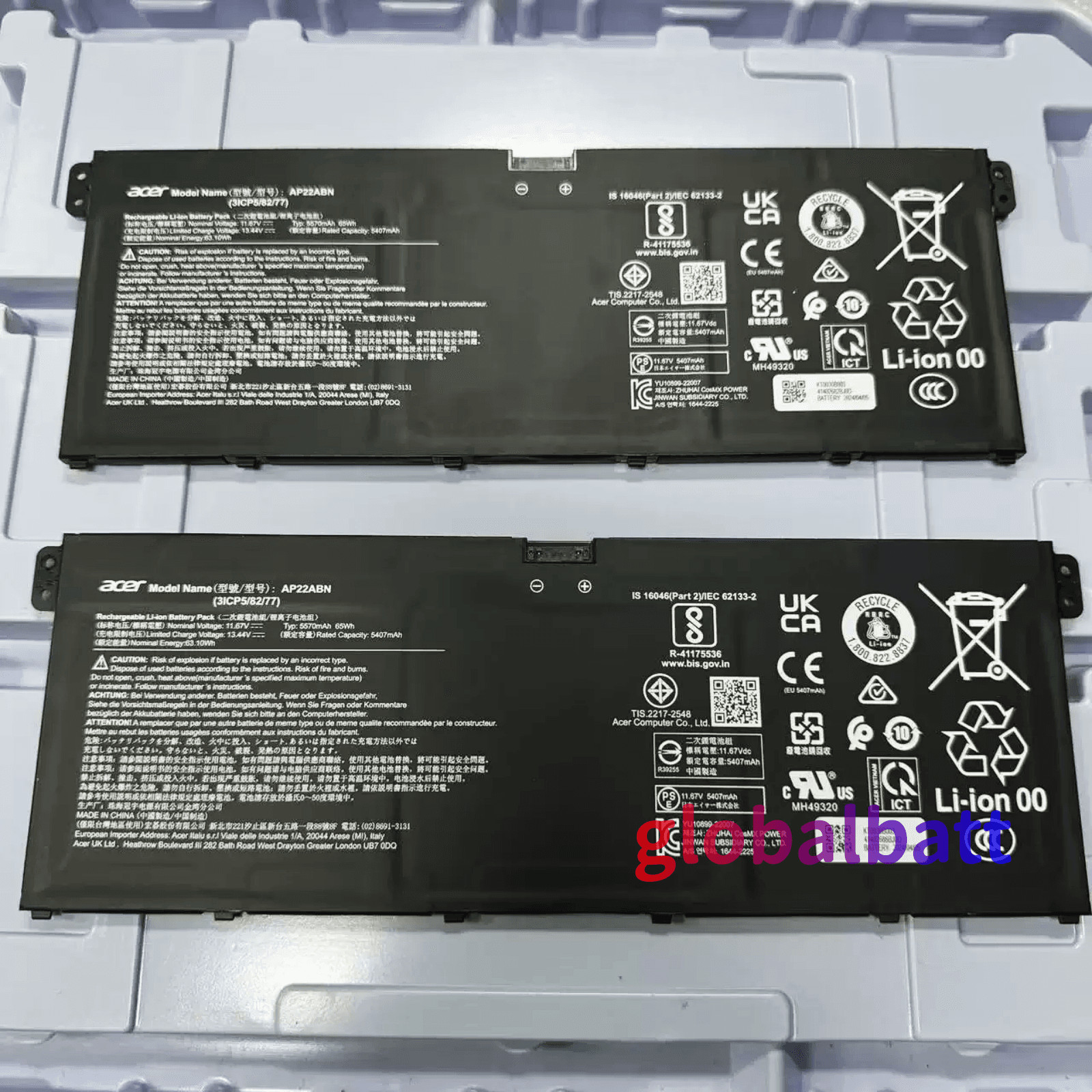 New Genuine OEM AP22A8N AP22ABN Battery for Acer Swift Go 14 SFG14-72 TMP614-53