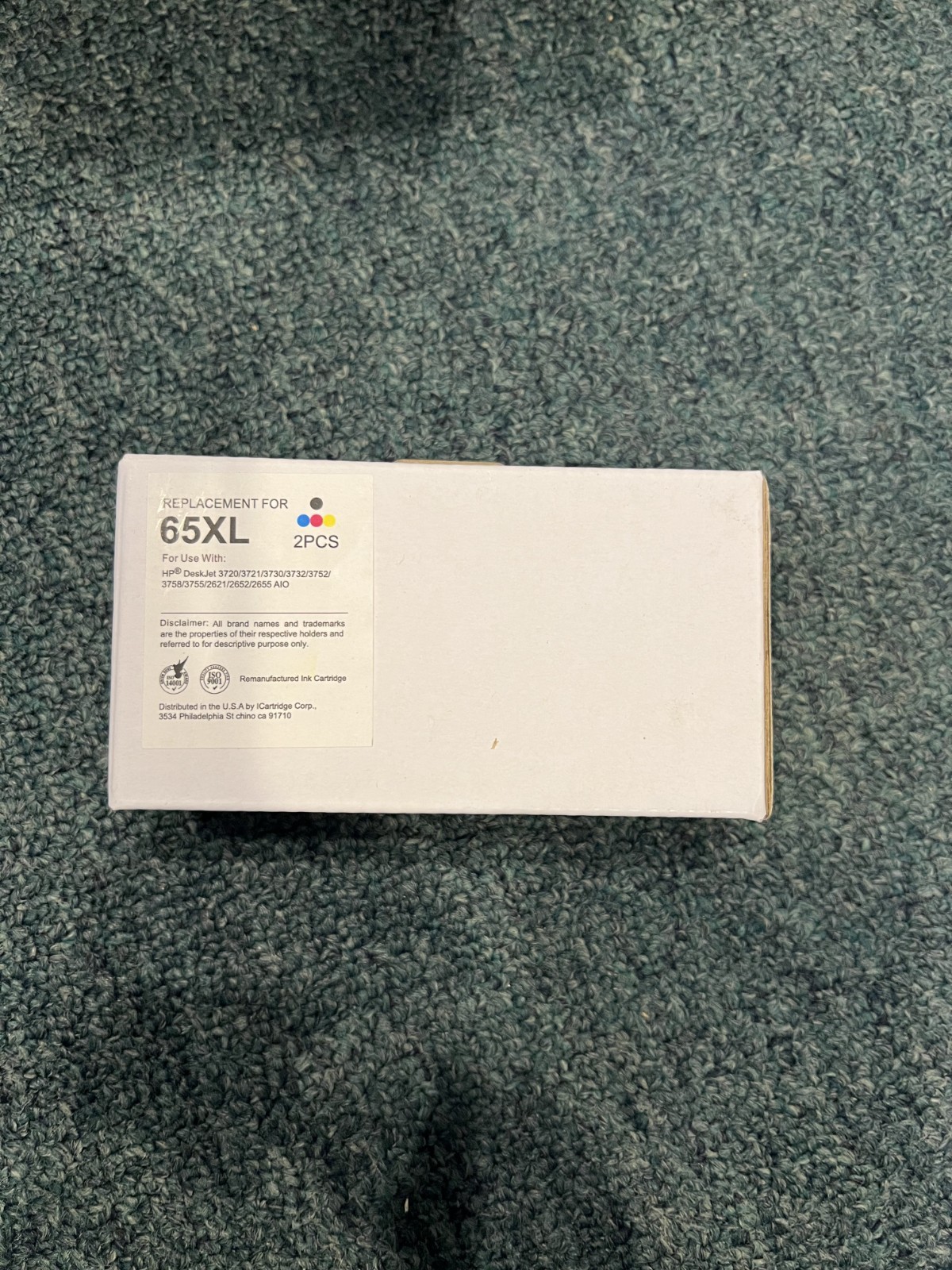 65XL Ink Cartridges For HP DeskJet - Black, Tri-Color (Cyan, Magenta, Yellow)