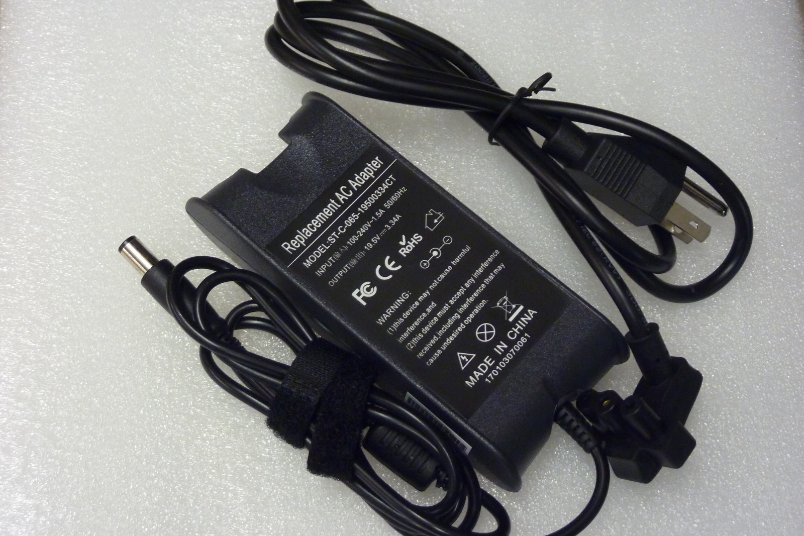 AC Adapter Power Cord Charger 65W For Dell Alienware M11x M11x R2 TR82J 331-0536
