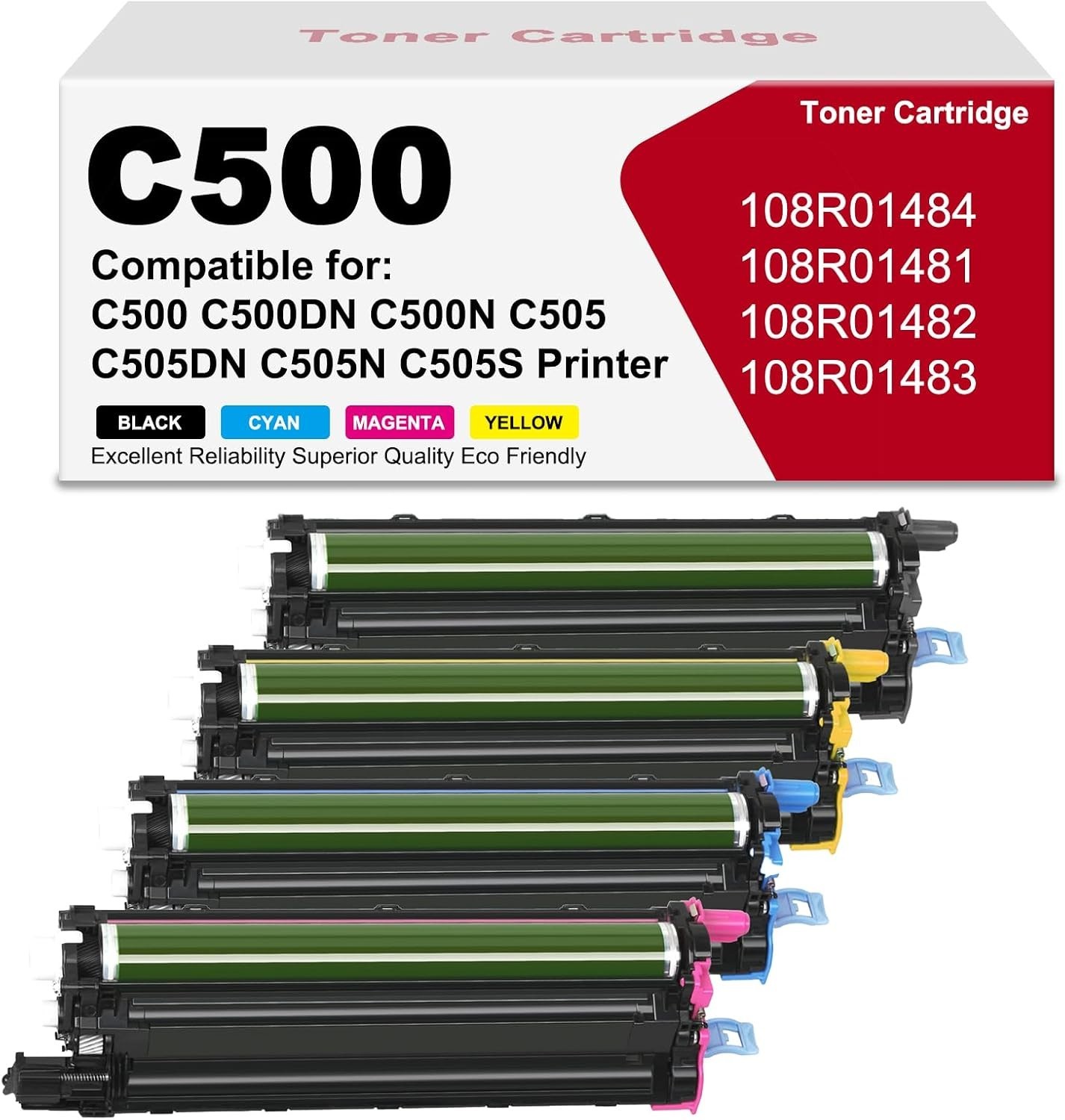 Xerox VersaLink C500 C505 Drum Unit 4 Pack 108R01484 108R01481 Drum Not Toner