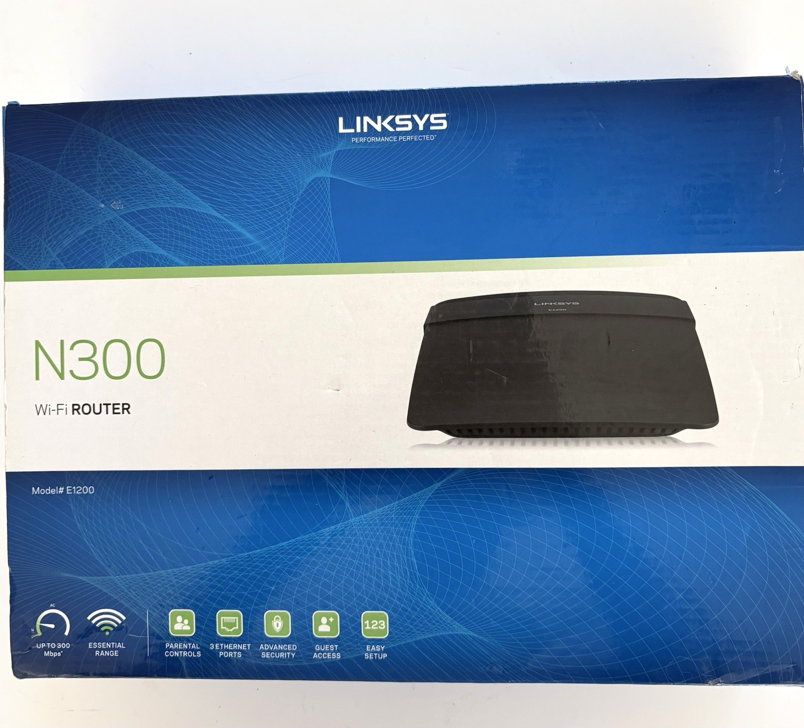 Linksys N300 E1200 300 Mbps 4-Port 10/100 Wi-Fi Router