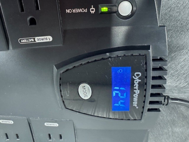 CyberPower CP825LCD Intelligent UPS 825VA Desktop Battery Backup Power Supply