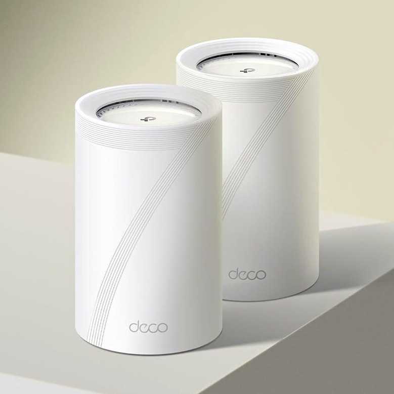 TP-LINK Deco 7 Pro Wi-Fi 7 Tri-Band Mesh Router 8647 Mbps 3-Port White 2pk $399