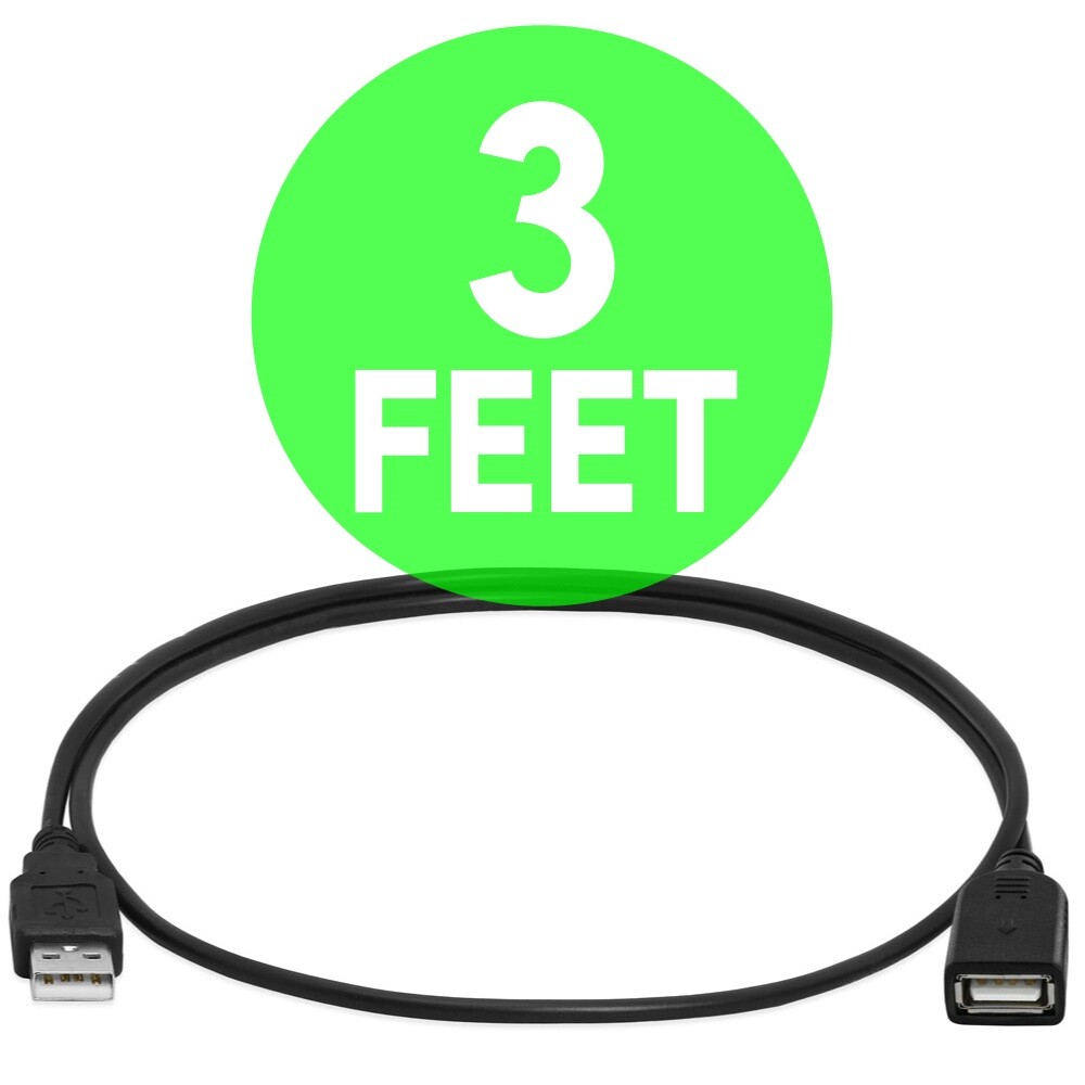 High-Speed USB to USB Extension Cable USB 2.0 Adapter Extender Cord Male/Female
