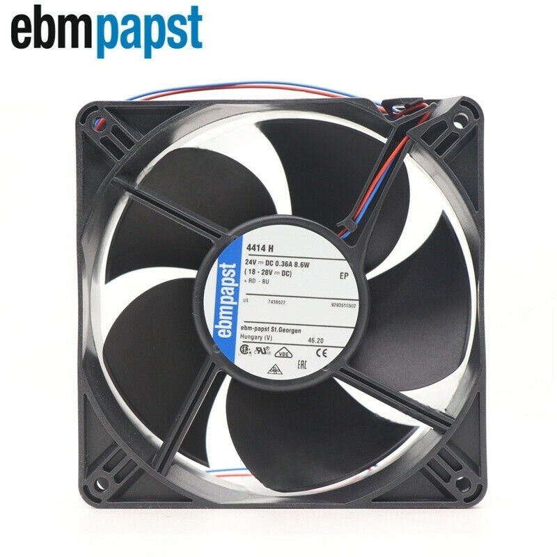 1PC NEW 4414H Axial Fan 24V 8.6W 0.36A 120*120*38MM 2-wire Inverter Cooling Fan