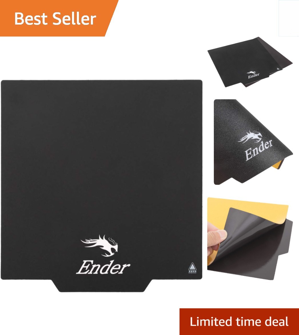 High-Quality Ultra Removable Magnetic Build Plate for 3D Printers - 235mm Size