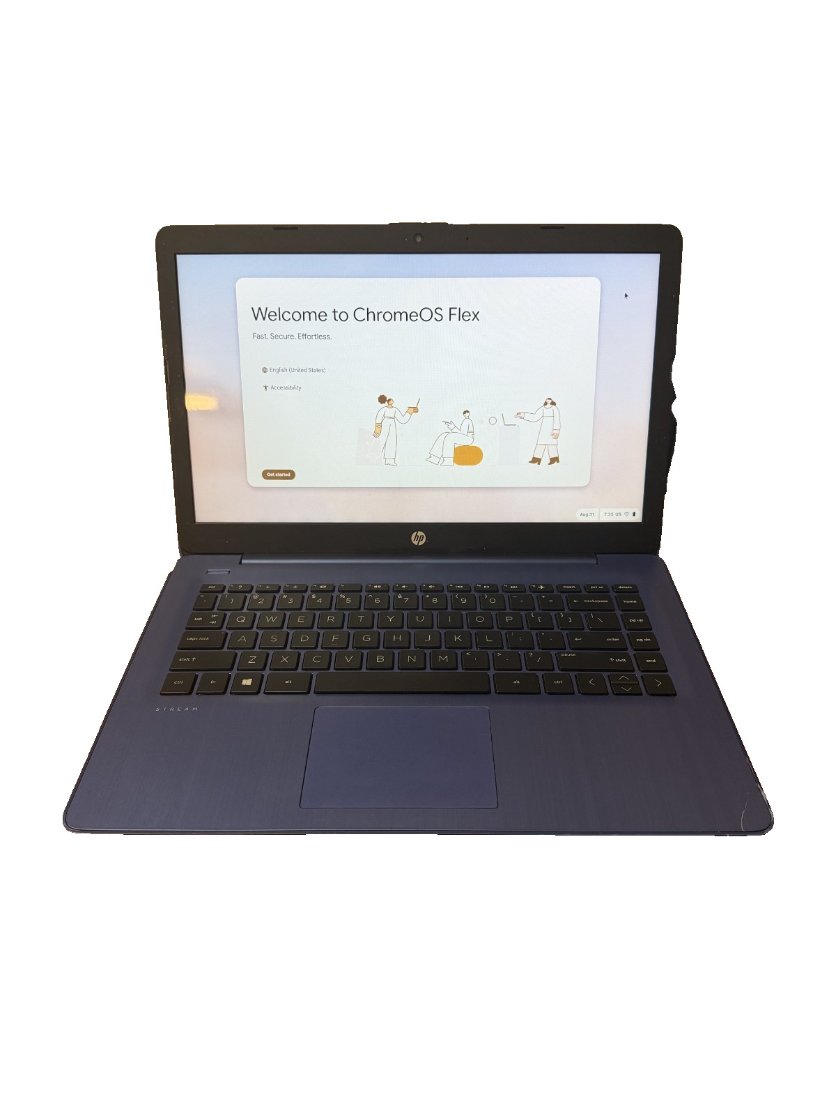 HP Stream 14-ds0003dx AMD A4-9120e 4 GB RAM 64 GB eMMC 14" - Blue